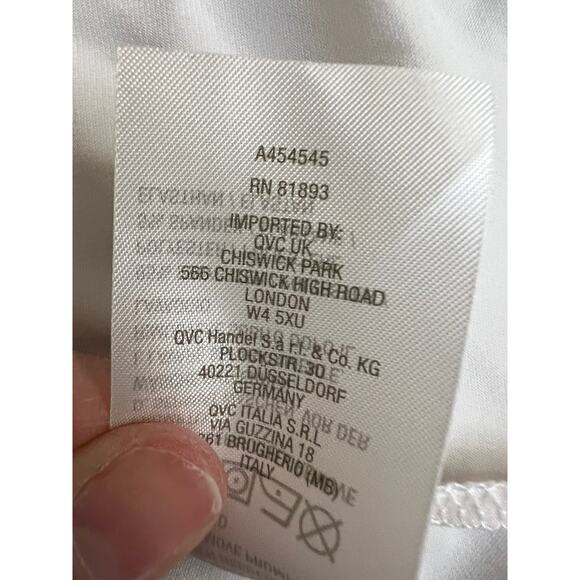 Susan Graver X-Large 18/20 Liquid Knit TOP Modern Essentials Cream Ivory XL QVC - Picture 5 of 7